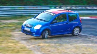 FRENCH CARS on the NÜRBURGRING! RENAULT RS, Alpine, Citroen, Peugeot etc Touristenfahrten