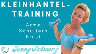 Training für #arme, #schultern und #brust mit #kleinhanteln, 20 min leichtes #oberkörpertraining