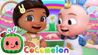 Hop Little Bunnies, Nina and JJ! Sing Along with Nina | CoComelon Nursery Rhymes & Kids Songs