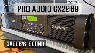 Amplificador Pro Audio Gx2000!!