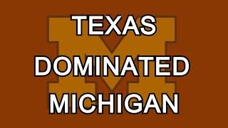 TEXAS DOMINATES MICHIGAN || Immediate Reaction ||