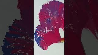 Colourful Super art  One stroke painting     #shorts #art #drawing #yt