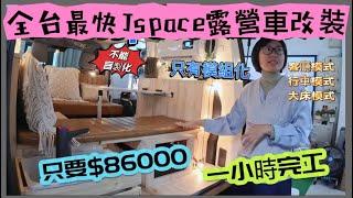 全台最快Jspace露營車改裝$86000優缺點分析&改裝經驗小提醒只能模組不能客制？