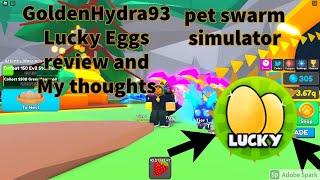 Roblox Pet swarm simulator: lucky eggs game pass review / My thoughts