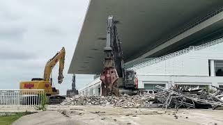 Farewell to an Icon: Arlington Park Racetrack's Demolition Starts