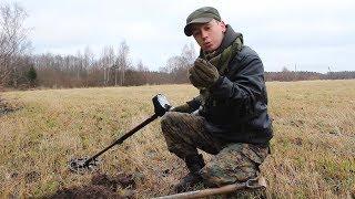 Поиск монет в поле и серебряная находка / Treasure hunting on the field and amazing find