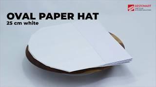 Restomart Oval Paper Chef Hat - SKU 1809105