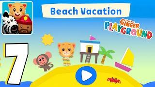 Beach Vacation - Talking Ginger Playground Gameplay Part 7