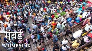 INSANE Crowd at Mumbai’s Dadar Market  - Ultimate Shopping Rush 4K