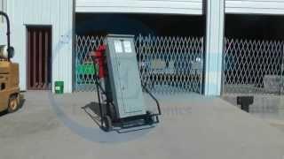 480 Volt Three Phase Portable Power Distribution Panel on Wheeled Dolly Cart - NEMA 3R