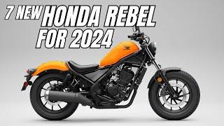 7 New Honda Rebel For 2024