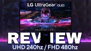 New LG 32GS95UE Review 4k 240hz Dual Mode Gaming Monitor HDR Magic