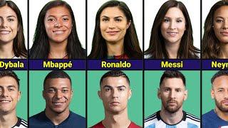 Famous Football Players in FEMALE Version