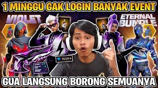 1 MINGGU GAK BUKA FF BANYAK BANGET EVENT BARU !! LANGSUNG GUA BORONG SEMUANYA !!