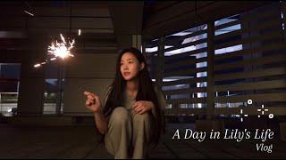 Lily's Day vlog ⊹ | Sparklers, painting, hot-pot, chill day