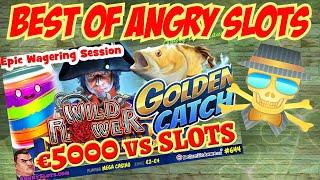 HIGH STAKES - €5000 vs ONLINE SLOTS - Best Of Angry Slots (€2-€4)* Jammin Jars, Outlaw & more