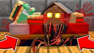 Под МОЕЙ КРОВАТЬЮ СКРЫВАЕТСЯ scp ДОМОГОЛОВЫЙ в МАЙНКРАФТ в 3 ЧАСА НОЧИ ! MINECRAFT HOUSE HEAD SCP