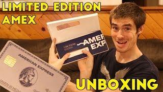 AMEX Limited Edition ROSE GOLD CARD Unboxing