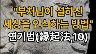 "부처님이 설하신 세상을 인식하는 방법", 연기법(緣起法,10)