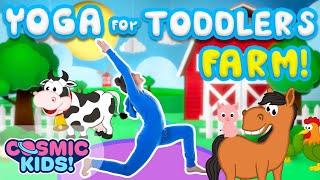 On The Farm | Yoga for Toddlers | Yoga Time! - Cosmic Kids