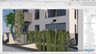 AR 2D-3D Parametric Plants 02 - Hangings - ARCHICAD Objects