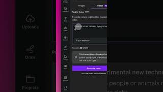NEW Magic media with text AI generated video in Canva #canvatips