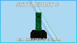 SkyFactory 5 - Vein Creepers Dye Farm Automation - EP6