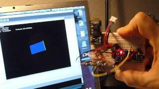 AHRS Attitude at 300Hz WIRELESS!!! on a simple Arduino