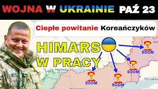 23 PAŹ: ZMIAŻDŻENI W DZIEŃ. Ukraińcy RAŻĄ PÓŁNOCNOKOREAŃSKIE BAZY | Wojna w Ukrainie Wyjasniona