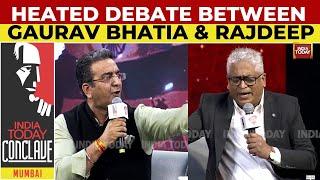 Fiery Faceoff Between Gaurav Bhatia & Rajdeep Sardesai On One Nation One Election | India Today News