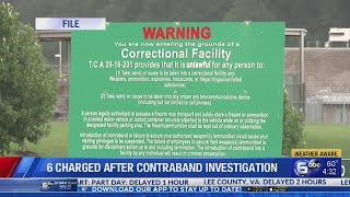 Six charged in contraband investigation at Morgan County Correctional Complex