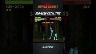 Mortal Kombat 2 - Sub-Zero Fatalities  #MortalKombat2 #SubZero #Fatality