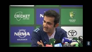 press conference before Sydney test Gautam Gambhir at coach of Indian team