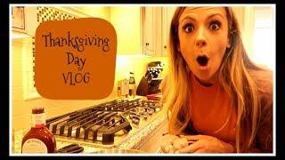 VLOG | THANKSGIVING DAY FUN | COOK WITH ME | DID THAT REALLY JUST HAPPEN