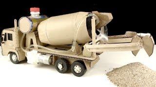 How to make Mixer Truck - Self Loading Concrete Mixer Truck