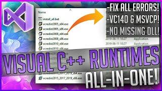 FULLY Install VISUAL C++ Redistributable Runtimes All-in-One[2022]