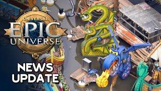 Universal Epic Universe News Mega Update — MULTIPLE ANIMATRONICS, NEW RIDE DETAILS, & SIGN PERMITS