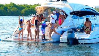 LATINAS ARE DIFFERENT!!  HAULOVER SANDBAR 2023 | BOAT ZONE MIAMI