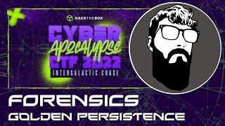 HackTheBox Cyber Apocalypse 2022 - "Golden Persistence" Decoding Hidden Data in NTUSER.DAT