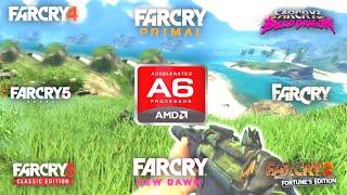 Far Cry Franchise on AMD Radeon R4 Graphics (2004-2018)