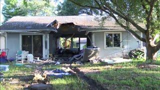 Speeding Tesla hits curb and slams into Florida home, killing 2 people