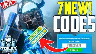 FRESH UPDATEALL WORKING UPDATE CODES FOR TOILET TOWER DEFENSE! ROBLOX TOILET TOWER DEFENSE CODES