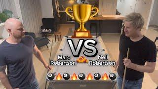 ONE FRAME WHO WILL WIN?? Neil Robertson VS Marc Robertson | 8 Ball | Michael Scerri