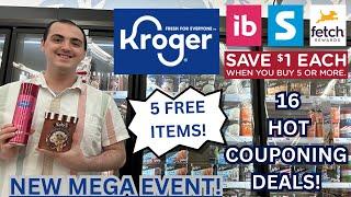 5 FREE ITEMS AT KROGER! ~ 16 HOT KROGER COUPONING DEALS! ~ NEW MEGA EVENT & MORE ~ 08/14/24