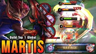 Auto SAVAGE!! You Must Try This Build for Martis Insane 25 Kills! - Build Top 1 Global Martis ~ MLBB