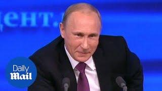 Vladimir Putin jokes about a stroke survivor being drunk - Daily Mail