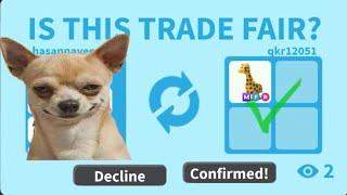 I Got Mega Giraffe | roblox adopt me Trading | #adoptmetradng