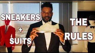 How To Wear Sneakers with Suits | Michael Ferrera