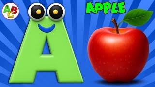 A For Apple  B For Ball  // Abc Learning Video For Kids // Abcd // Abc Nursery Rhymes Video