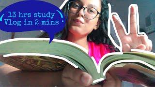 13 hrs Study Vlog in  2 minutes|Tanisha's Study Vlogs|#Vlog5|Tanisholic